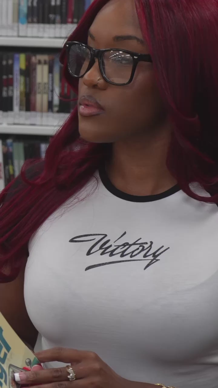 Women’s Victory Baby Tee🏁 (COMING SOON...)